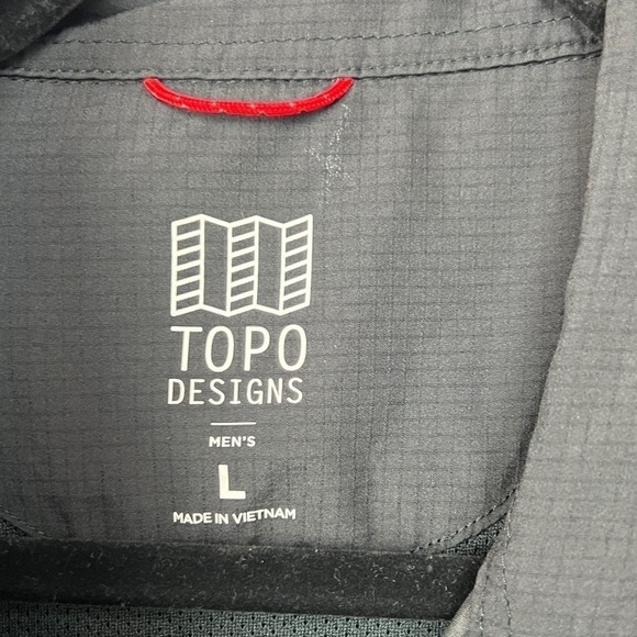 Topo Designs Breaker Shirt Jacket **Missing Front Snap - Picture 7 of 10